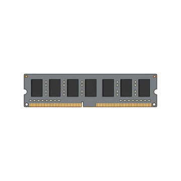High Performance Computer Memory RAM Module Component for Digital Computing Systems
