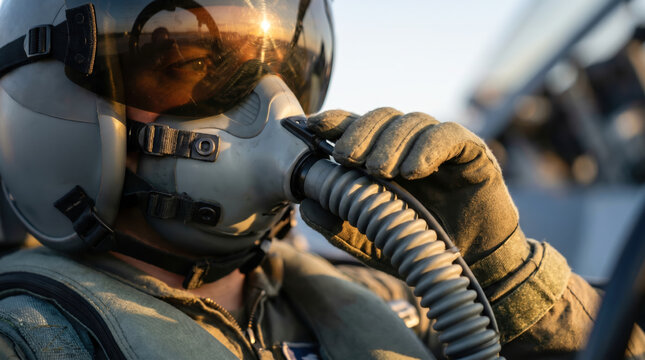 Pilot Preparing for Flight Sunrise