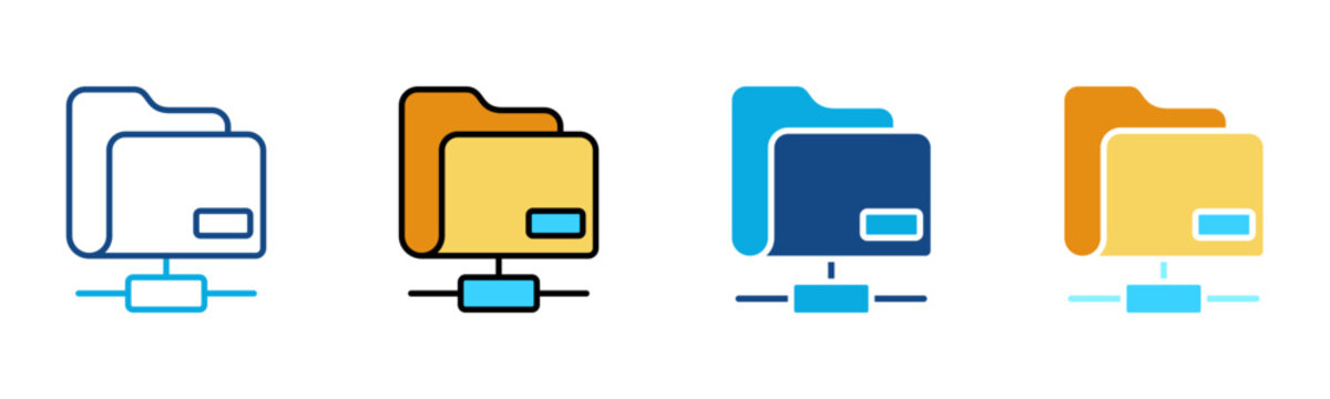 Ftp Icon Multiple Style Collection