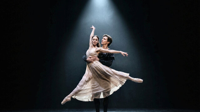 Ballet Dancers on Stage