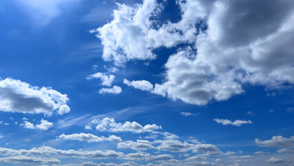 Obraz premium blue sky with clouds photo