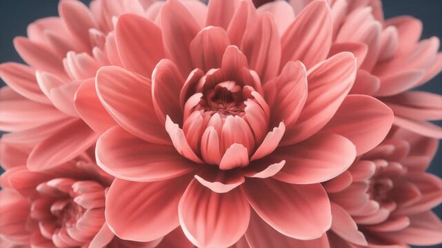 Vibrant pink dahlia flowers close-up, soft petals, dark background, elegant floral arrangement, natural beauty, serene atmosphere, delicate texture