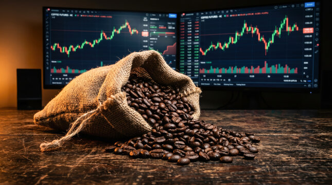 Coffee and Trading Rich Beans Meet Financial Charts