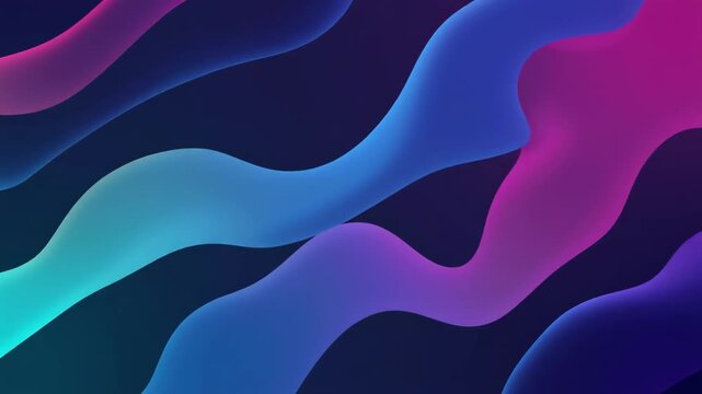 Abstract colorful waves with fluid gradient background and modern design