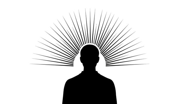 Silhouette of a Person.