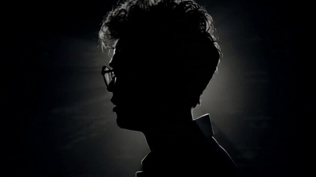 silhouette of a man