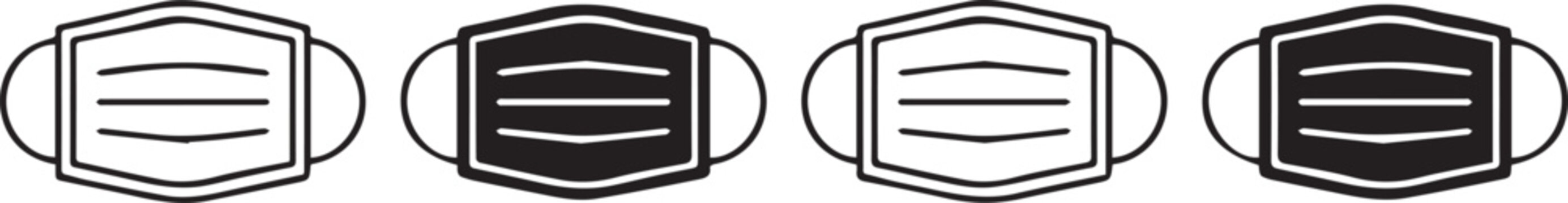 Four_medical_face_masks