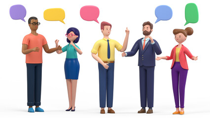 Obraz premium Diverse dialogue, sharing ideas, collaborative brainstorming