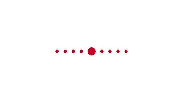 Two parallel red dashed lines pierced by a dot, symbolizing secure communication.