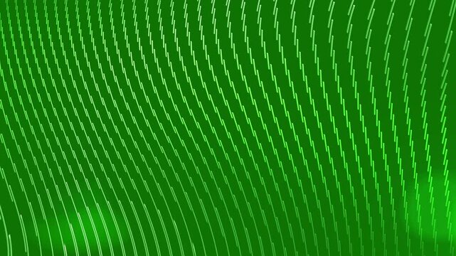 Digital lightning gradient line wave animation. Technology background line wave with glowing defocused particles. Organic wave in smooth curve lines. Abstract tech luxury line waves and bokeh lights.