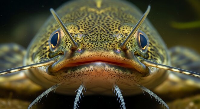 Close up of a crawfish face.