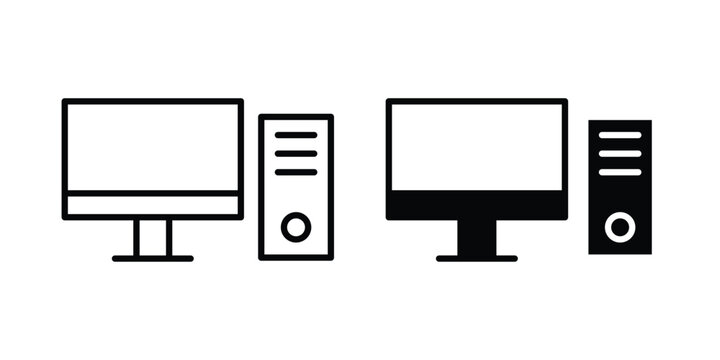 Desktop computer icon