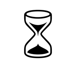Minimal hourglass vector icon © Afaaz