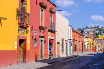 Naklejka premium Streetscapes and landmarks of San Miguel, Mexico