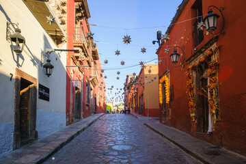 Naklejka premium Streetscapes and landmarks of San Miguel, Mexico
