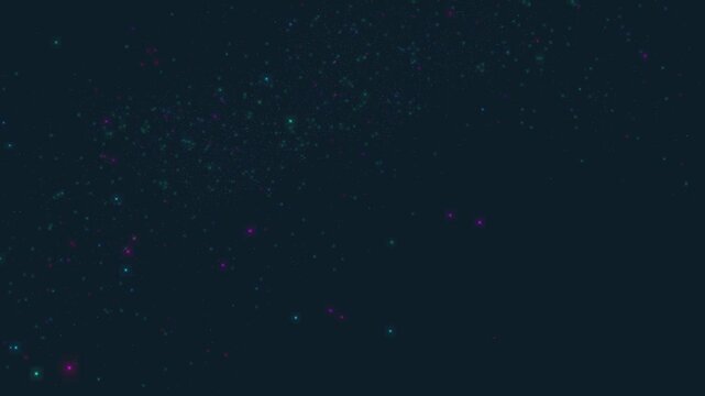 Abstract Bioluminescent Flora Matrix Background