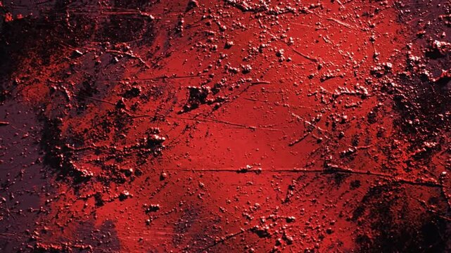 Abstract textured red paint background with dark deep tones and rough granular grunge surface