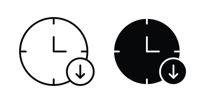 Down time icon
