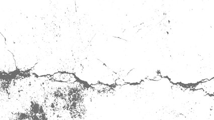 Fototapeta premium Vintage Black and White Abstract Grunge Surface with Cracks Scratches Worn Dirty Texture and Distressed Urban Background Design.