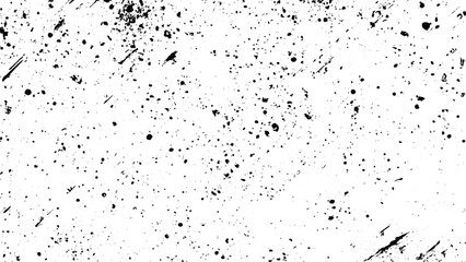 Fototapeta premium Grunge Ink Brush Stroke Isolated on White Background with Organic Splatter Marks Distressed Texture and Artistic Vector Design Elements.