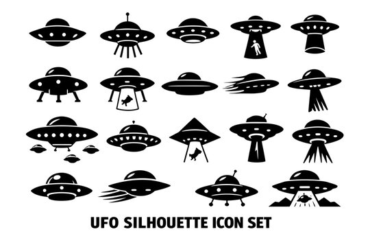 The copilot creates line art UFO illustrations for technology icons.