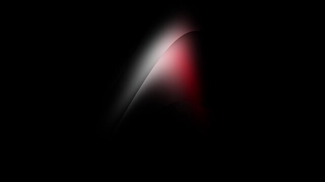 Mystic abstract motion background showing smoky white and red energy flares dancing inside black background. Atmospheric loop carefully built for cinematic presentation and spooky clip art.