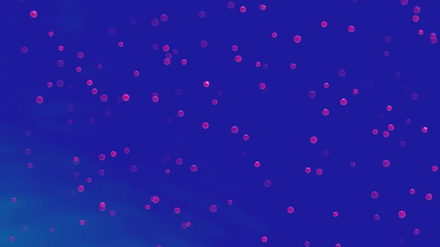 water drops on blue