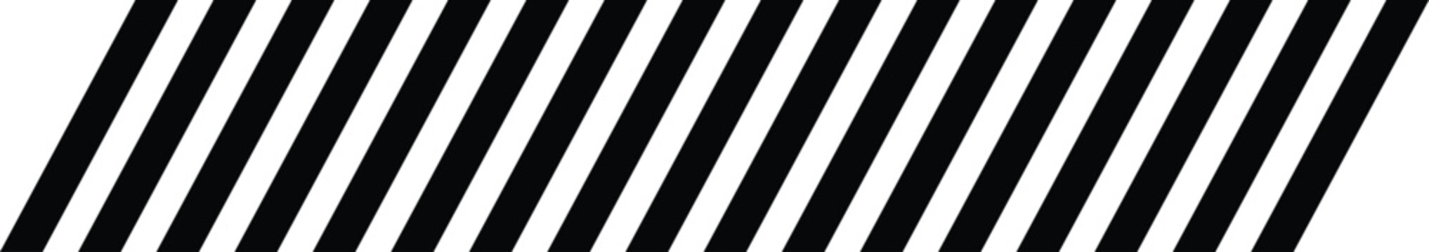 Abstract seamless pattern with diagonal black stripes