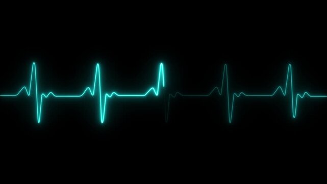 Electrocardiogram show heart beat line. cardiogram, Heart pulse. blue and white colors. Heartbeat lone
