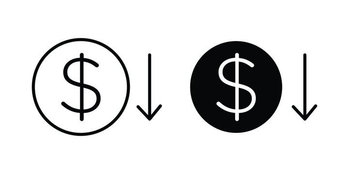 Cost reduction icon