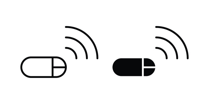 Dog microchip icon