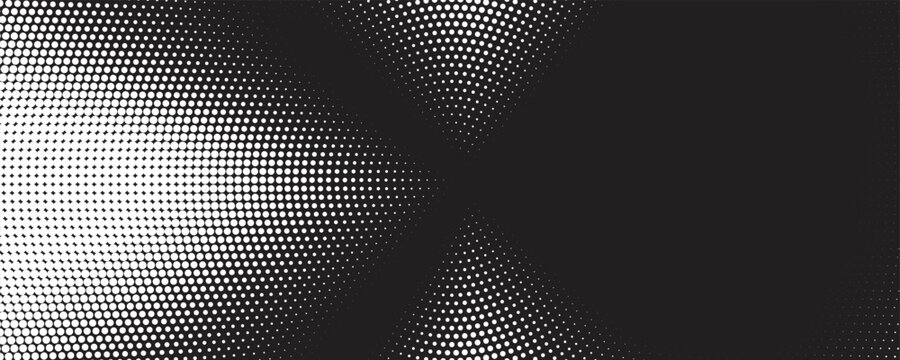 Professional abstract icon depicting a dynamic circular data chart. The halftone dot pattern creats Sound wave, Music icon, Audio beat symble, the rhythm of Stock market