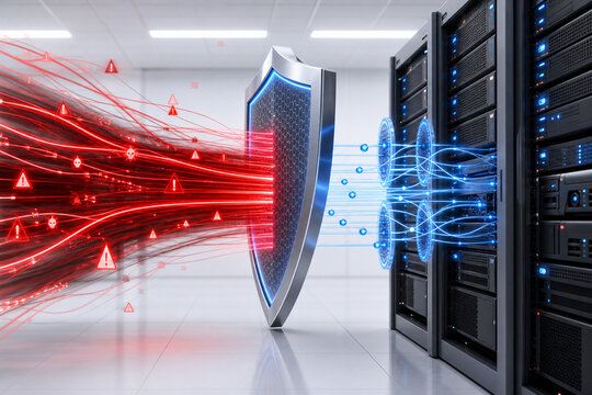 DDoS traffic surge attack