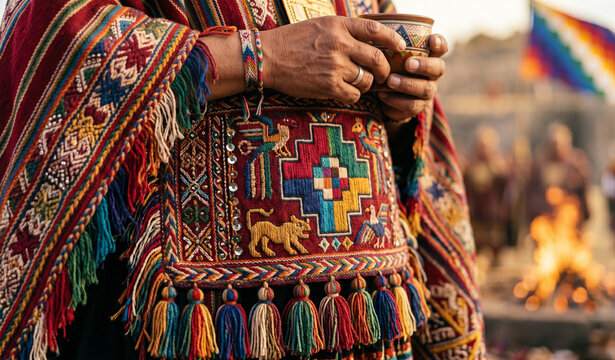  Traditional Andean Textiles of Inti Raymi Festival