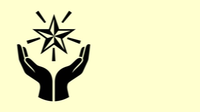 A podium with a star and number one symbol represents achievement in a competitive event