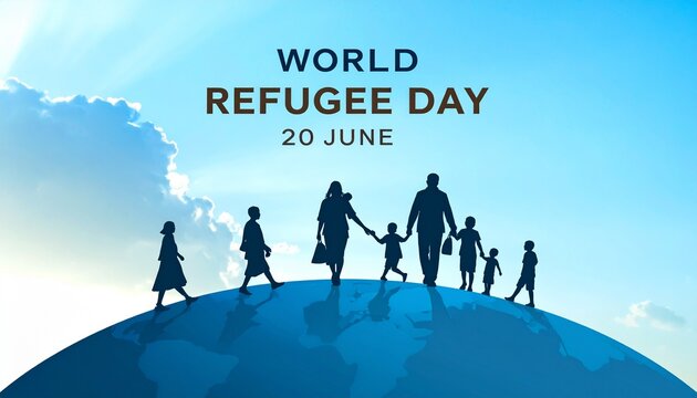 World Refugee Day Sky Journey Poster