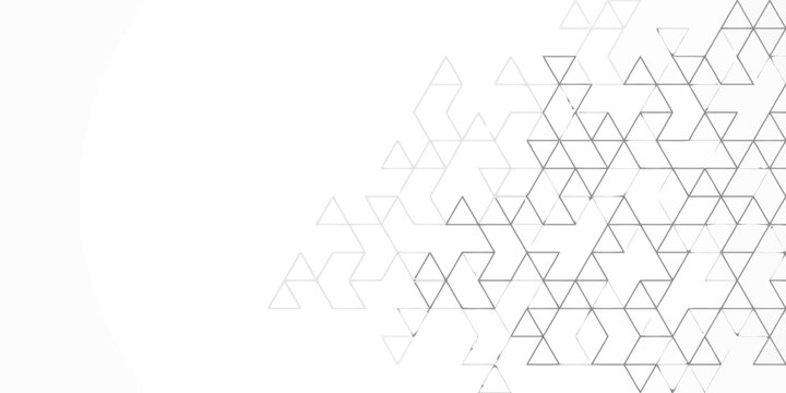 Abstract Geometric Triangle Pattern with Gradient Tech Background