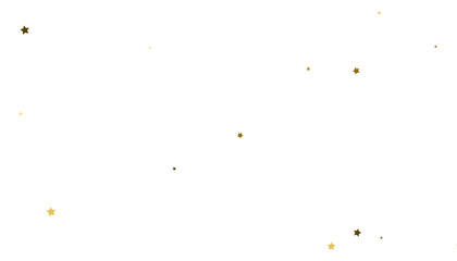 Fototapeta premium gold stars confetti, Falling magic glitter confetti, golden dust. Modern Design elements or decoration, PNG