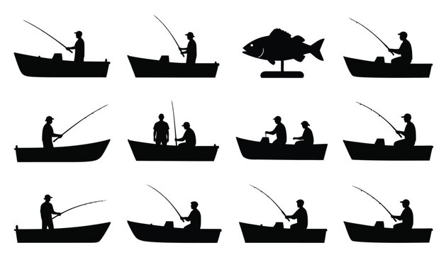 Silhouettes of african wildlife lions elephants giraffes zebras and a rhinoceros