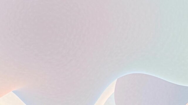Abstract pastel-colored shapes flowing smoothly with soft lighting and gentle movement perfect for creative, artistic, and background visual content