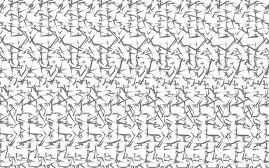 Obraz premium Abstract stereogram pattern with hidden 3D depth, monochrome autostereogram background, optical illusion vector texture for visual puzzles