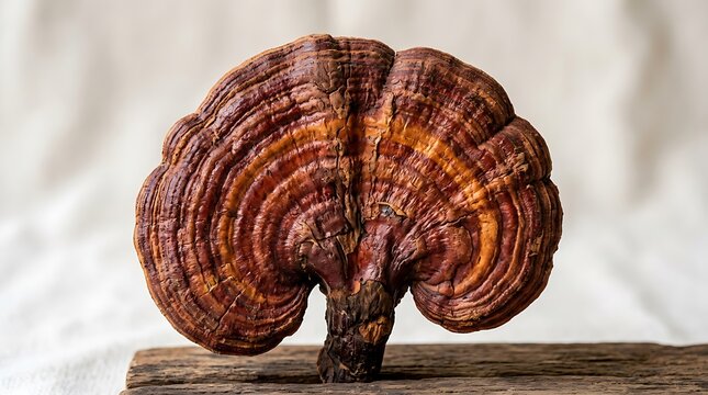 Delicious spiral baked pastry on a wooden board