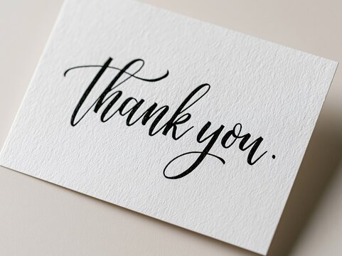 Thank you for your order card. Thank you Compliment card with white background and text spice. Calligraphy handwritten,Template for thank you note, lettering phrase for web, cards, prints, banner. 