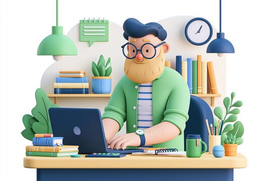 3D characters business solutions, startup, time management, planning and strategy. Strategy, analysis, investment, budget, accounting concept. Modern 3d render illustration concepts for website