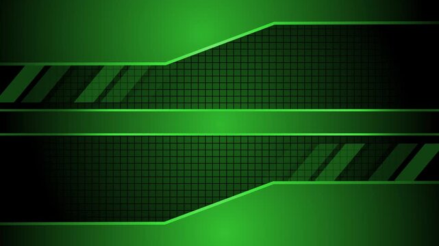Abstract futuristic background with geometric grid and chevron accents animation