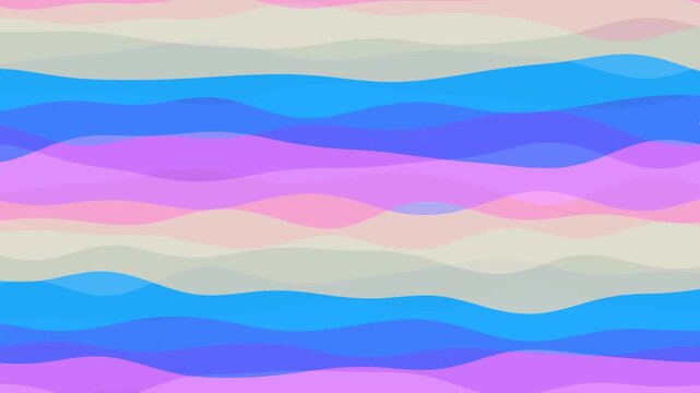 waves of the summer vibe, seamless looping background