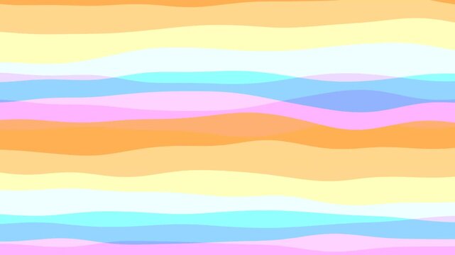 waves of the summer vibe, seamless looping background