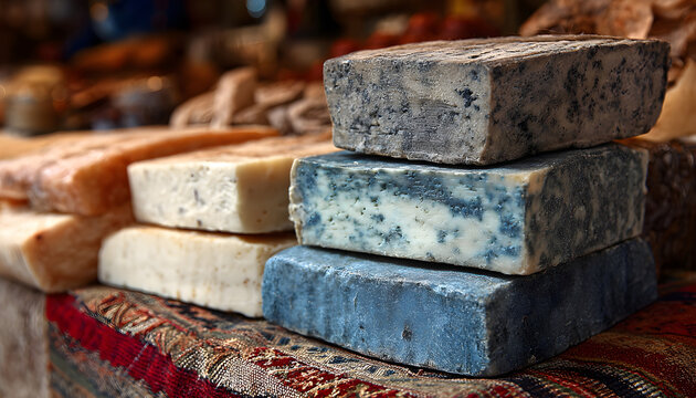 Traditional Turkish cheese, particularly famous in Erzurum and Kars. It is made by allowing blue mold to naturally grow on string cheese