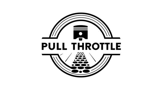 A sleek logo design for a throttle control brand.
