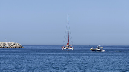 Fototapeta premium Catamaran au large 